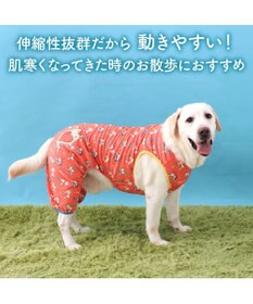 PET PARADISE スヌーピー ペティヒート天竺 ロンパース 《ハート》 中型犬 大型犬