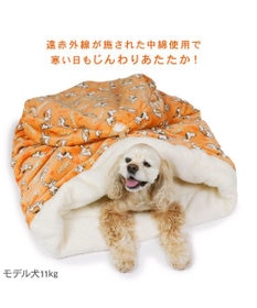 PET PARADISE スヌーピー 遠赤外線 筒型 寝袋 《てくてく》 L