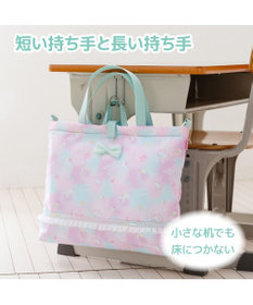 大きめ　レッスンバッグ　ショルダーバッグ　いちごとユニコーン Mother garden マザーガーデン レッスンバッグ ユニコーン 野