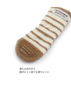 PET PARADISE ペットパラダイス makokoro スリット 靴下  《ボーダー》 SM 中型犬