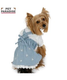 PET PARADISE ペットパラダイス 刺繍 スカートつなぎ 小型犬