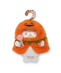 Mother garden しろたん ついてきちゃうマスコット用 着せ替え服 《かぼちゃポンチョ》 単品