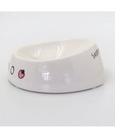 PET PARADISE 【受注生産】ペットパラダイス  えさ皿 食器  名前と誕生日が入ります！ オーダーメイドフードボウル【小】