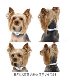 PET PARADISE クールリング 犬 クールネック ひんやり 28℃クールリング 【３Ｓ】 リフレクター 水色 ベージュ  反射材付き