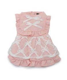 PET PARADISE cherircouture フリルカラーワンピース 小型犬