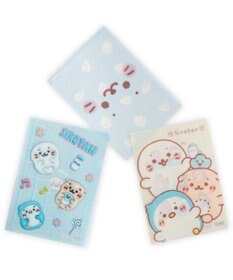 Mother garden しろたん A4クリアファイル 3点セット 《顔ぼんふんわり・ ぷっくり・ぽてぽて》