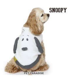 PET PARADISE スヌーピー  フェイス ニット 中型犬
