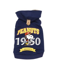 PET PARADISE スヌーピー カレッジロゴ パーカー 《ネイビー》 小型犬