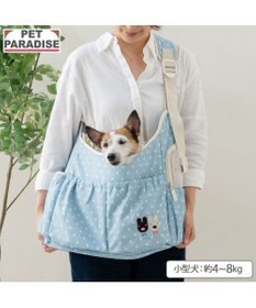 PET PARADISE リサとガスパール 刺繍 スリングバッグ Ｍ