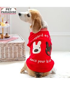 PET PARADISE リサとガスパール 脇開き ベスト 《レッド》 中型犬 大型犬
