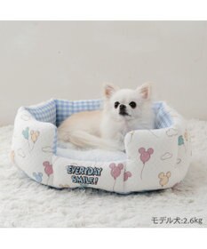 PET PARADISE ディズニー ミッキーマウス カドラー 《風船柄》Ｓ 50×38cm