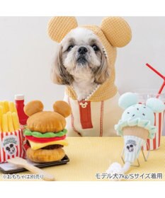 PET PARADISE ディズニー ミッキーマウス エプロン パーカー 小型犬