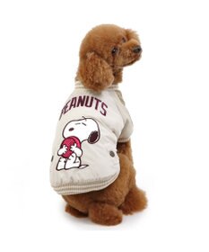 PET PARADISE スヌーピー 遠赤外線 スカジャン 《パールホワイト》 小型犬
