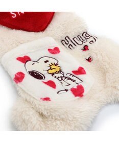 PET PARADISE スヌーピー ポケット付きつなぎ 《ハート柄》 小型犬