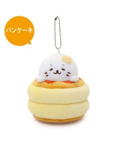 しろたん はまったキーホルダー 《パンケーキ》 単品, パンケーキ, 0