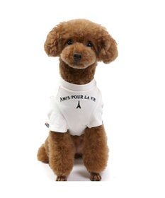 PET PARADISE リサとガスパール シンプル刺繍 Ｔシャツ 《であい柄》 小型犬