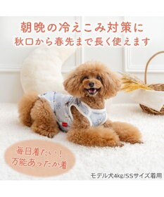 PET PARADISE リサとガスパール ペティヒート天竺 タンクトップ 《雪編み》 小型犬