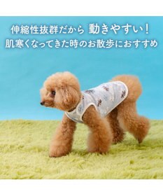 PET PARADISE リサとガスパール ペティヒート天竺 タンクトップ 《雪編み》 小型犬