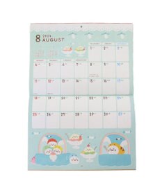 Mother garden しろたん 2024年 壁掛けカレンダー 《シロタン喫茶柄》 A4サイズ