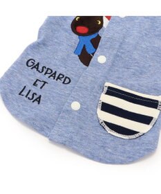 PET PARADISE リサとガスパール 背中開き Tシャツ 《ひょっこり》 小型犬