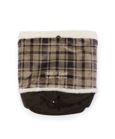 PET PARADISE ペットパラダイス 筒形寝袋 遠赤外線 《チェック柄》 35×50cm