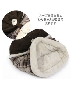 PET PARADISE ペットパラダイス 筒形寝袋 遠赤外線 《チェック柄》 35×50cm