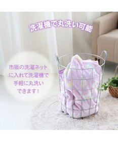 Mother garden マザーガーデン ユニコーン シングル毛布 140×200cm 《ポップ柄》 あったか 大判毛布