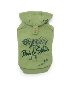 PET PARADISE ペットパラダイス Mai Kuraki ベニート パーカー 《オリーブ》 小型犬