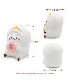 Mother garden  しろたん 公式 しろたん×カナヘイの小動物　マスコット 《ピスケになったしろたん》