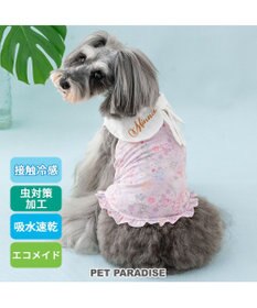PET PARADISE ディズニー ミニーマウス エコメイド タンクトップ 《リボン襟》 小型犬