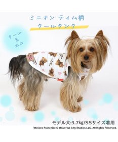 PET PARADISE 犬の服 夏 ひんやり クール メッシュ 接触冷感 虫よけ ミニオン ティムタンクトップ 【小型犬】クールマックスエコメイド