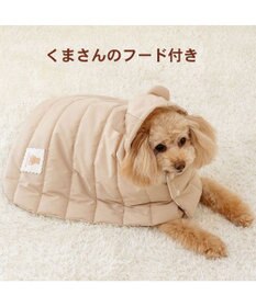 PET PARADISE ペットパラダイス くまちゃん フード付 防寒 ブランケット 小