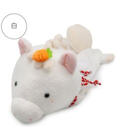 Mother garden しろたん 午年 抱き枕カバー 55cm用 《白》 単品