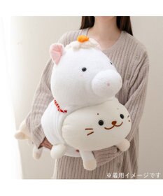 Mother garden しろたん 午年 抱き枕カバー 55cm用 《白》 単品