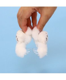 Mother garden しろたん マスコット バンスクリップ ヘアアクセサリー