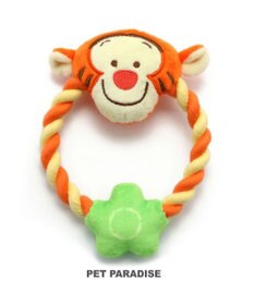 PET PARADISE ディズニー くまのプーさん ロープ おもちゃ 《プーさん/ピグレット/ティガー》