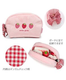 Mother garden マザーガーデン メイク ポーチセット 《ギンガムいちご》