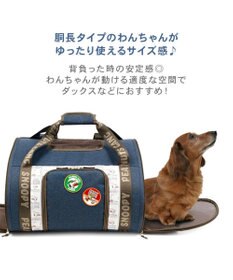PET PARADISE スヌーピー ワッペン 折り畳み リュック