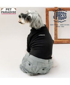 PET PARADISE J.PRESS ちどり柄 パンツつなぎ 小型犬