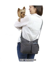 PET PARADISE ペットパラダイス お散歩ショルダーバッグ ≪グレー≫