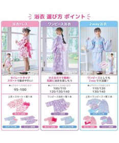 マザーガーデン キッズ2WAY セパレート 浴衣 《ユニコーン 星空柄  