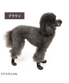 PET PARADISE 犬 靴 靴下 フィットシューズ 【SS】 《グリーン / ブラウン》