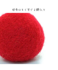 PET PARADISE ペットパラダイス 猫 羊毛ボール 羽付き 【単品】