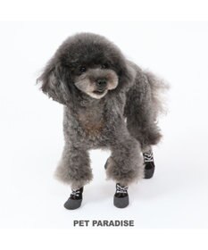 PET PARADISE 犬 靴 靴下 フィットシューズ 【ＳＳ】 《グリーン / ブラウン》