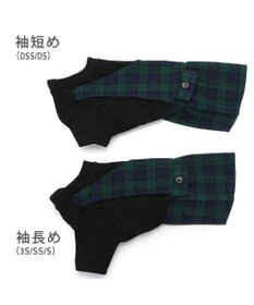 PET PARADISE J.PRESS スカートつなぎ ブラックウォッチ 小型犬