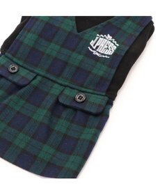 PET PARADISE J.PRESS スカートつなぎ ブラックウォッチ 小型犬