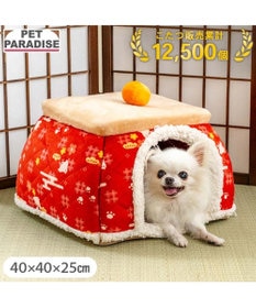 PET PARADISE ペットパラダイス こたつ ハウス 《千鳥柄》 M