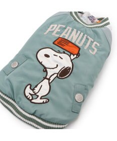 PET PARADISE スヌーピー 遠赤外線 スカジャン 《オリーブグリーン》 中型犬 大型犬