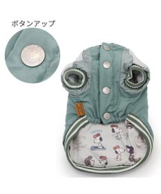PET PARADISE スヌーピー 遠赤外線 スカジャン 《オリーブグリーン》 中型犬 大型犬