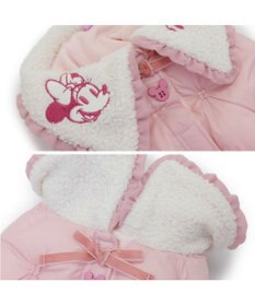 PET PARADISE ディズニー ミニーマウス 遠赤外線 ベスト ツイード襟  小型犬